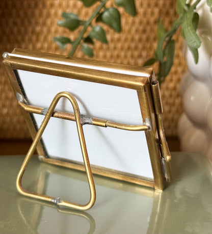 Vintage Brass Frame 3x3