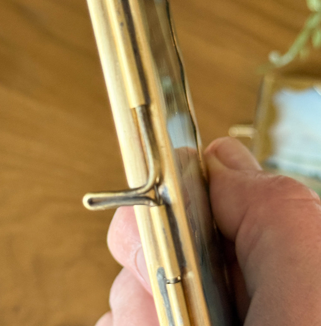 Brass Floating Picture Frame | 2"x2" | Modern Frame