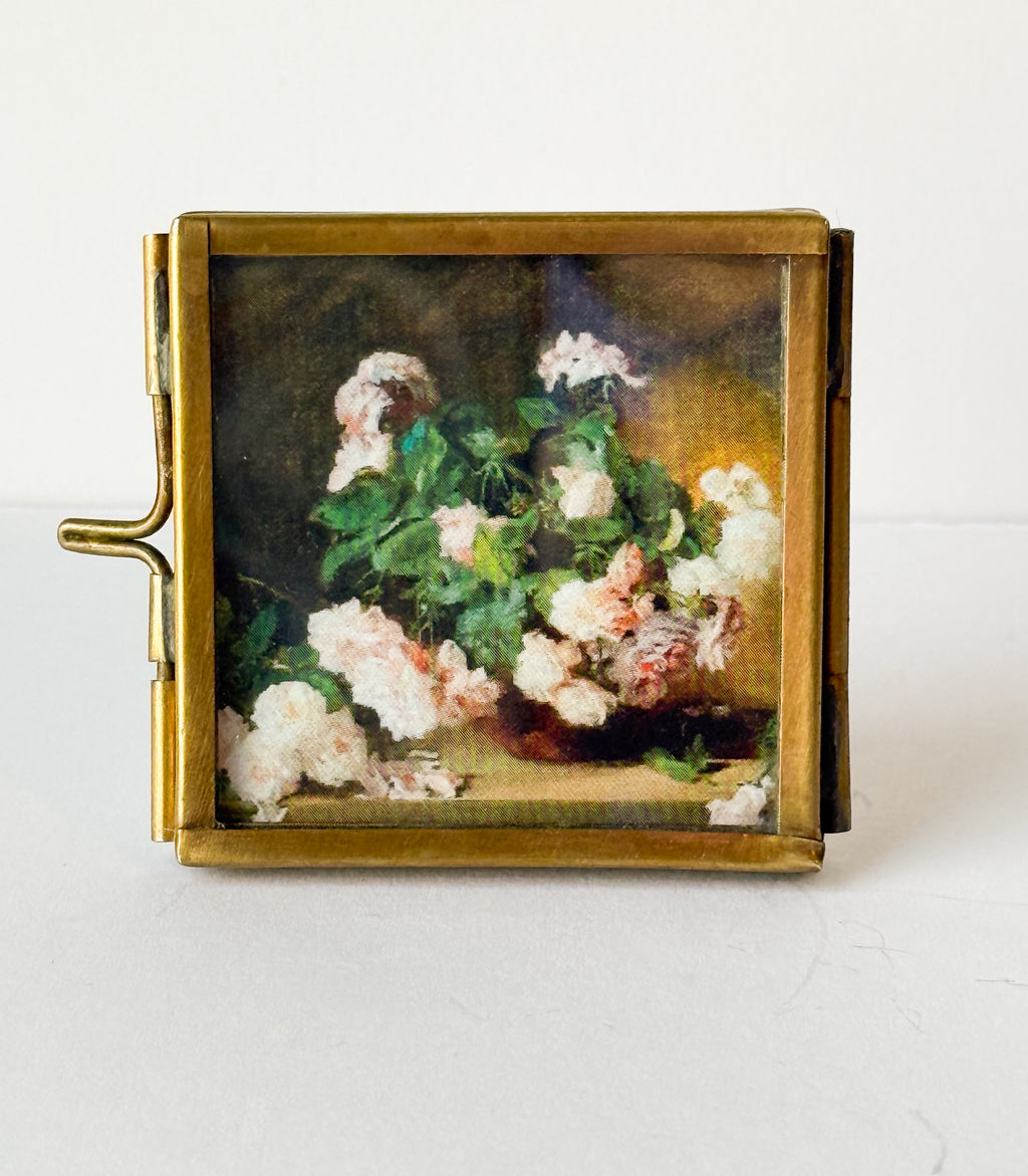 Brass Floating Picture Frame | 2"x2" | Modern Frame