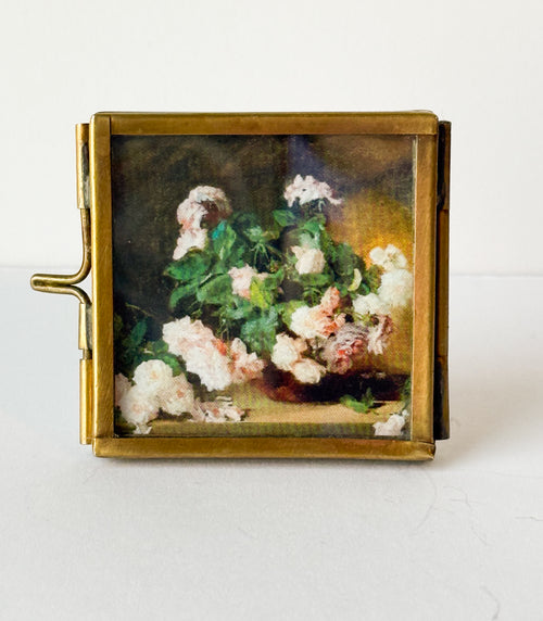 Brass Floating Picture Frame | 2"x2" | Modern Frame