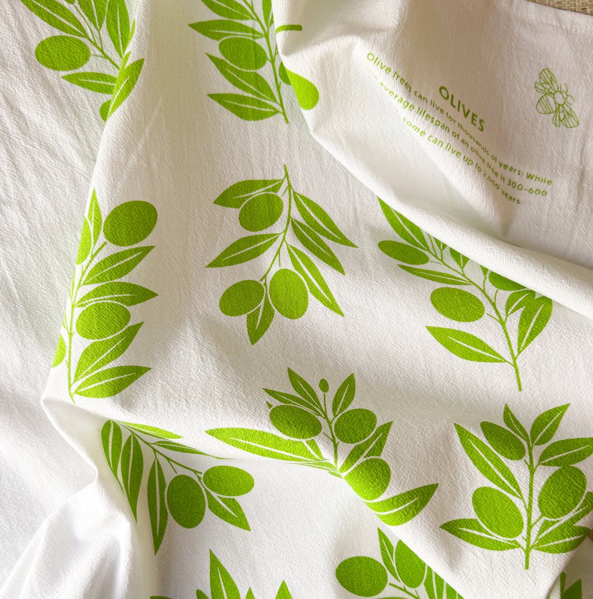 Cotton Olives Towel