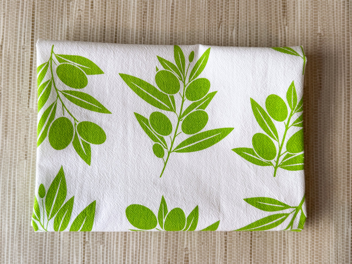 Cotton Olives Towel