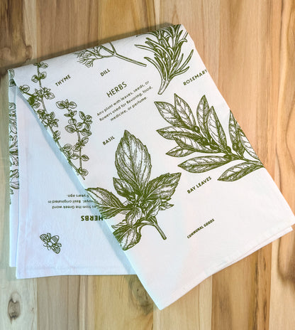 Herb Garden Towel