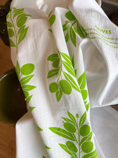 Cotton Olives Towel