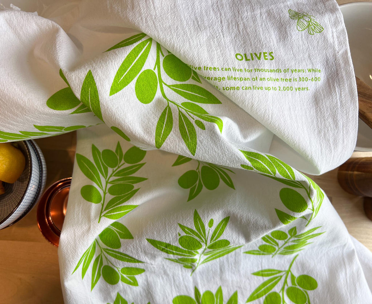 Cotton Olives Towel