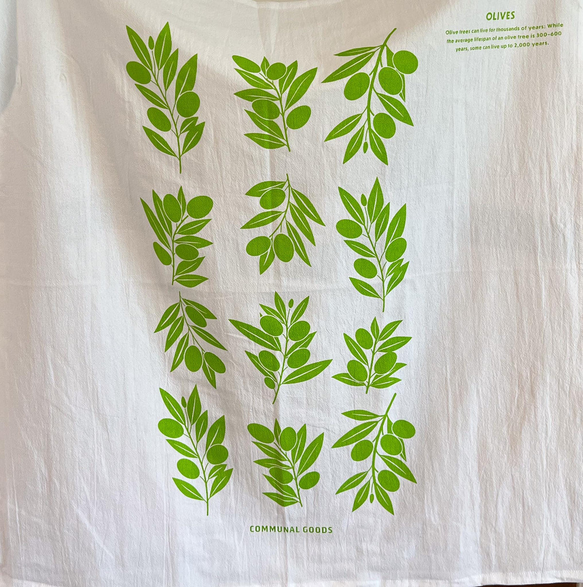 Cotton Olives Towel