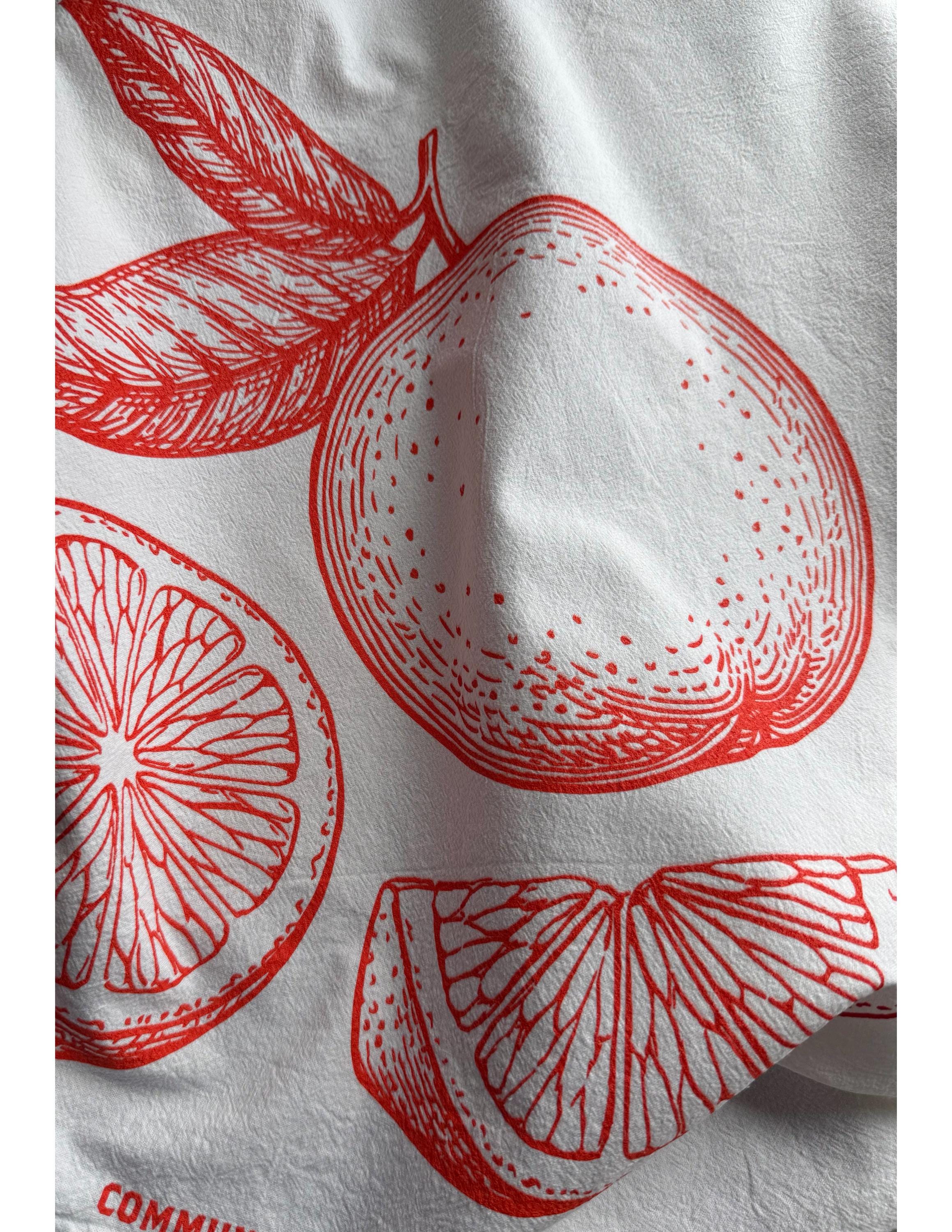 Kitchen Towels Oranges, Oversized Tea Towel