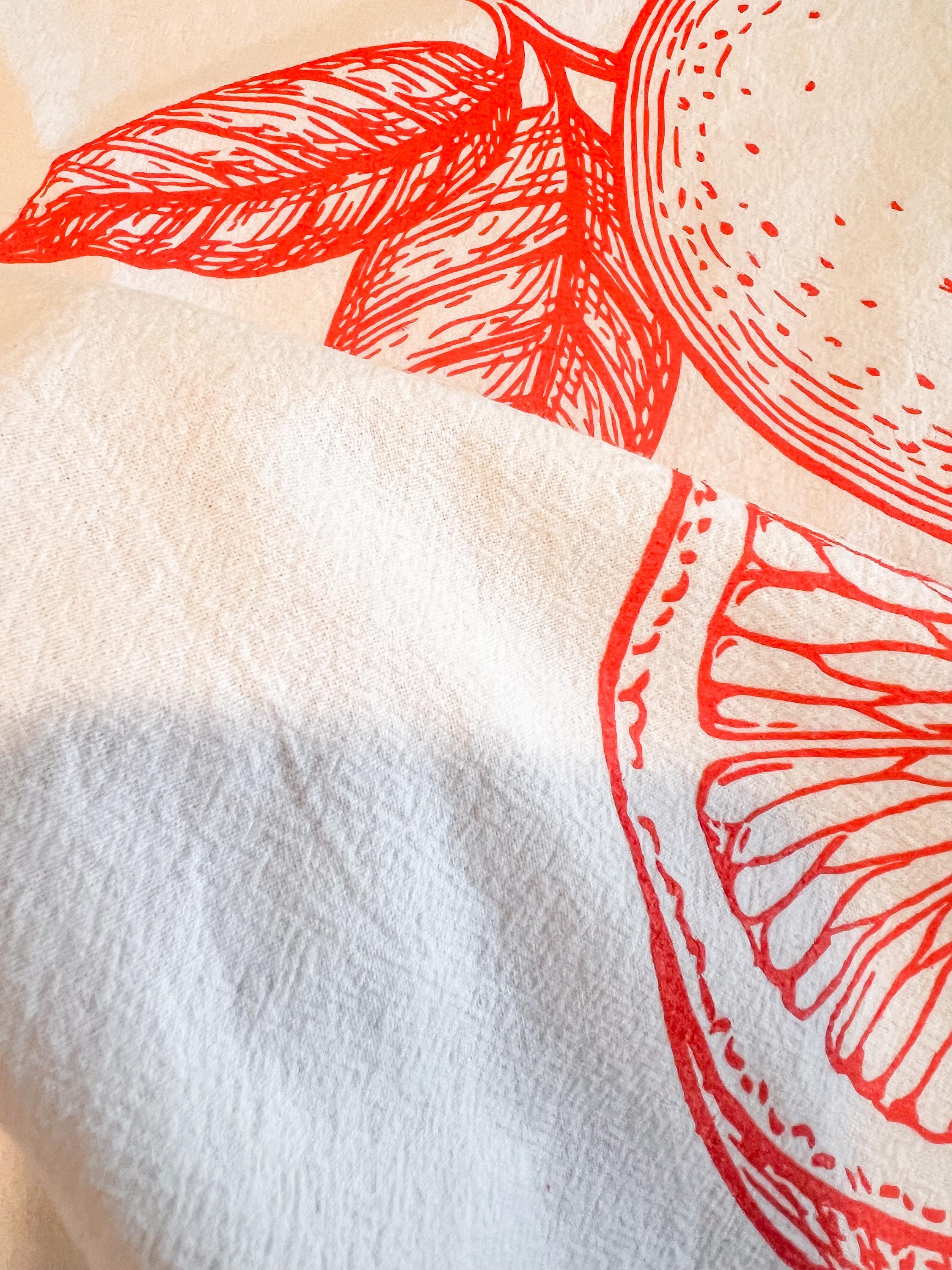 Kitchen Towels Oranges, Oversized Tea Towel