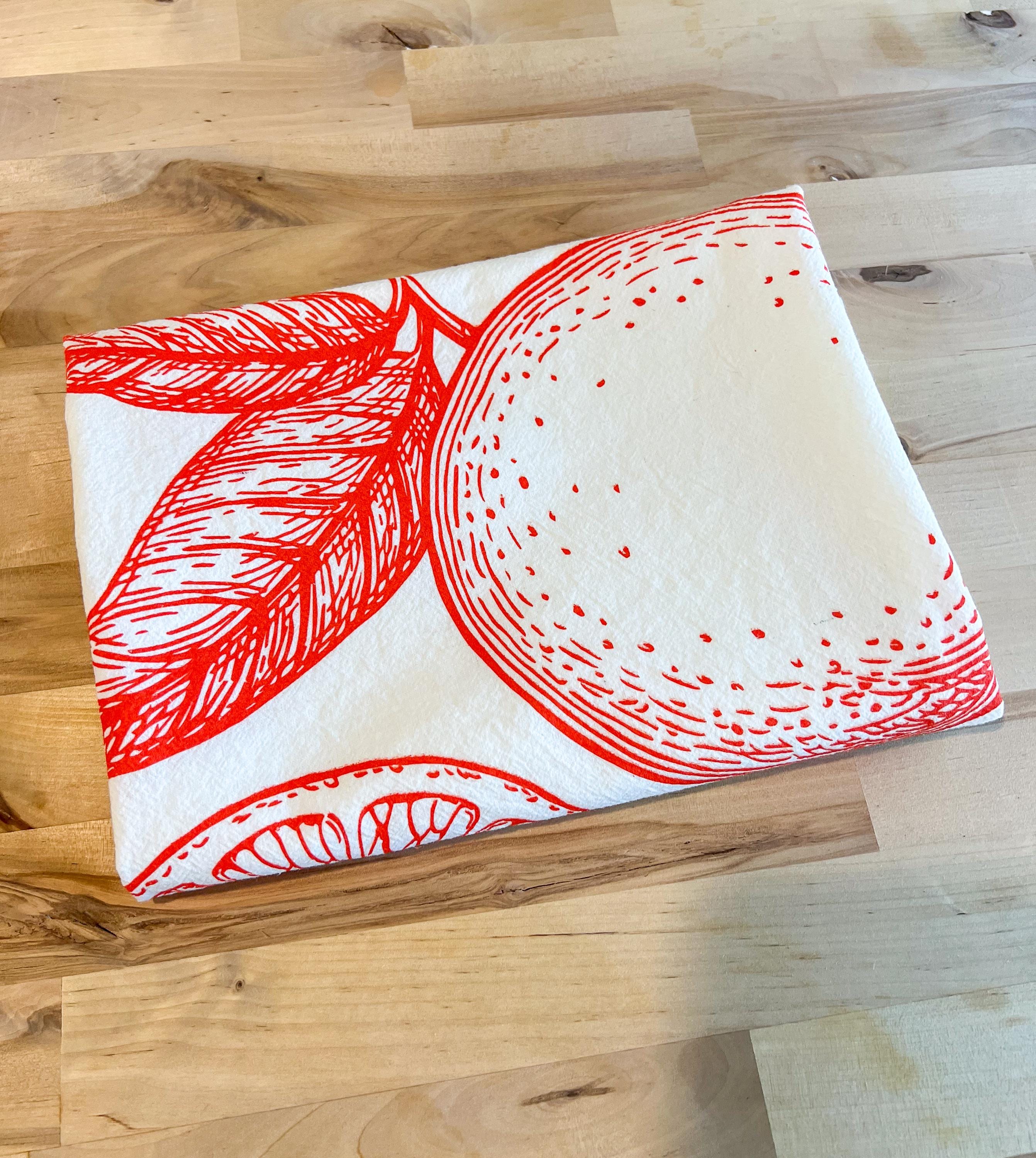 Kitchen Towels Oranges, Oversized Tea Towel