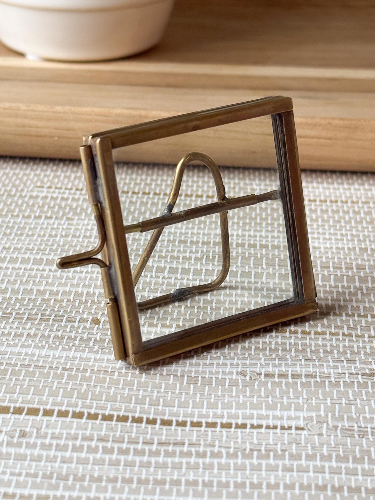 Brass Floating Frame 2"x2"