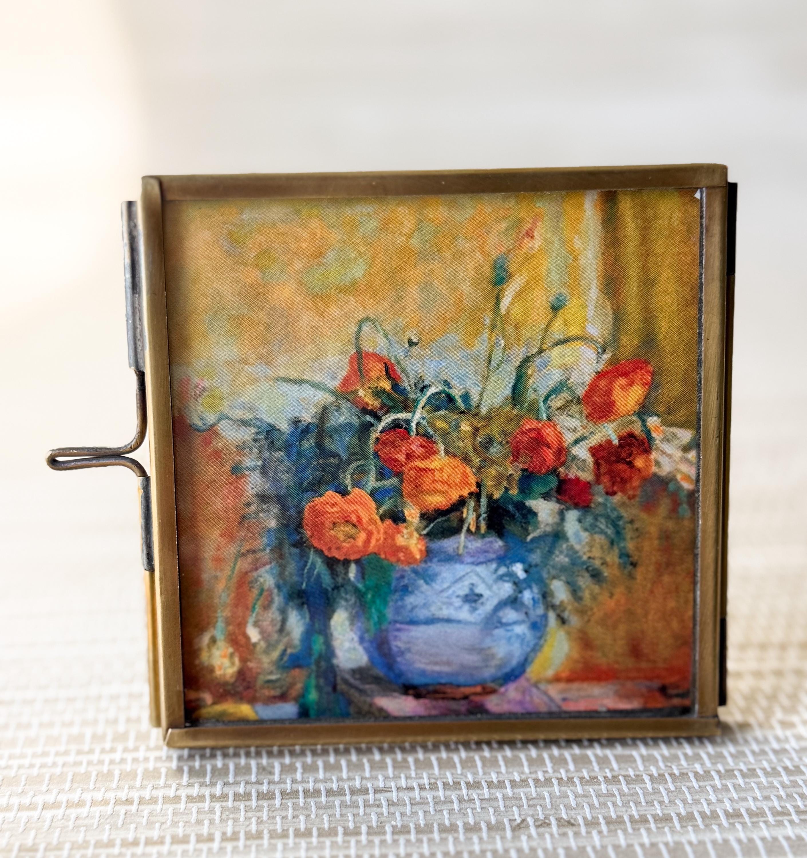 Thin Brass Frame | 3"x3" | Modern Tabletop Frame