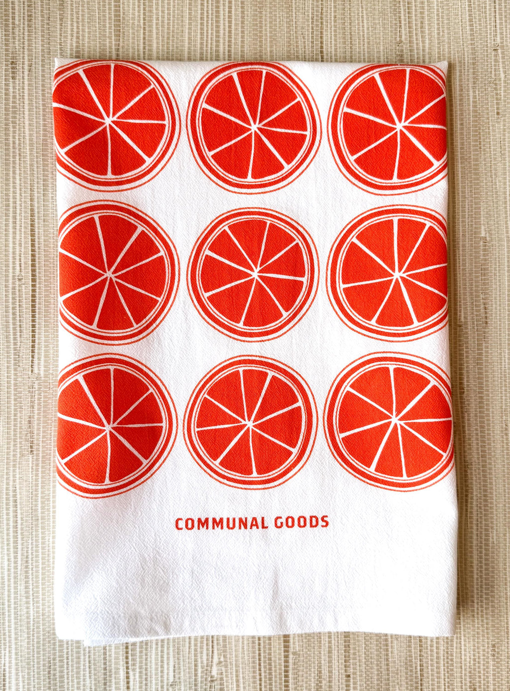 Cotton Oversized Tea Towels, Set of 2, Fruit, Citrus & Botanical Designs