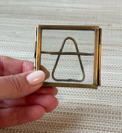 Mini Brass Easel Frame