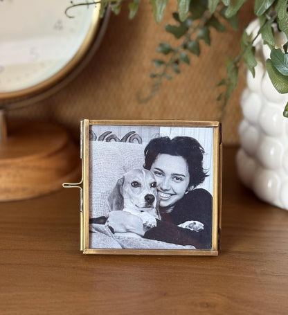 Vintage Brass Frame 2"x2"