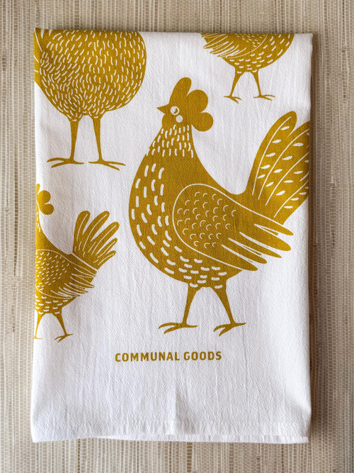 Cotton Oversized Tea Towels, Set of 2, Fruit, Citrus & Botanical Designs
