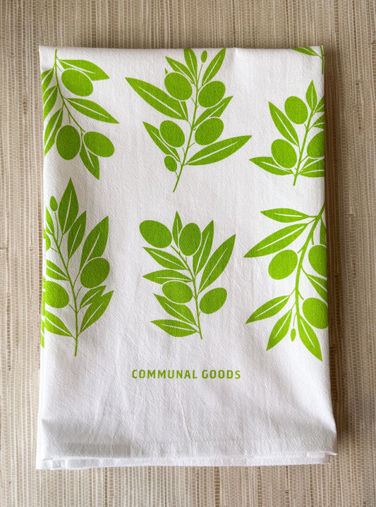 Cotton Olives Towel