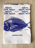 Flour Sack Kitchen Towel Seafood Fish Hanging Loop Cotton | Trout