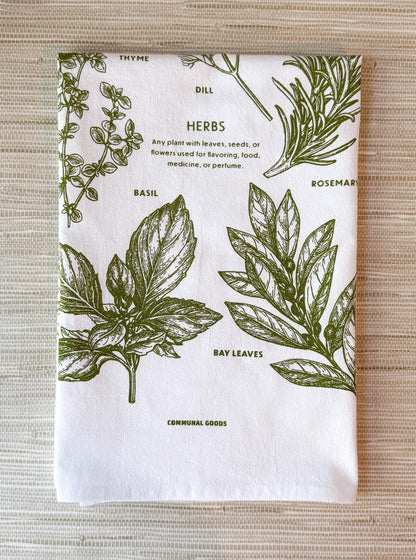 Herb Garden Towel